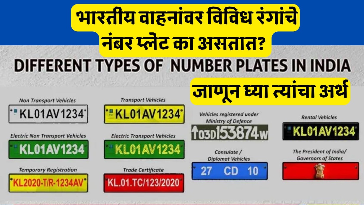 Vehicle Number Plate Details