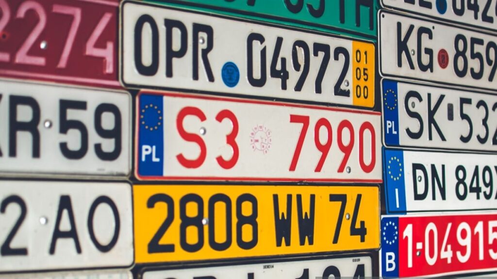 Vehicle Number Plate Details